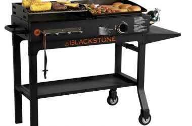 Blackstone Duo 17″ Propane Griddle and Charcoal Grill Combo Just $177!